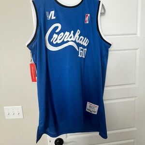 Blue Crenshaw Basketball Jersey